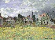 Claude Monet Maisons dArgenteuil painting